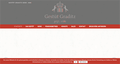 Desktop Screenshot of gestuet-graditz.de