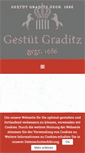 Mobile Screenshot of gestuet-graditz.de
